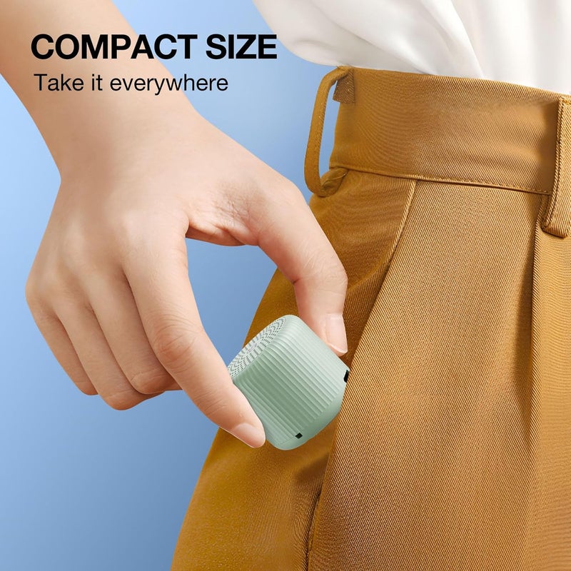 LEICEX White Noise Machine Baby Portable Sound Machine, Travel Sound Machine,15 Non-Looping Sound Timer and Memory Play, Mini White Noise Machine for Sleeping Office Travel （Mint） - Image 2